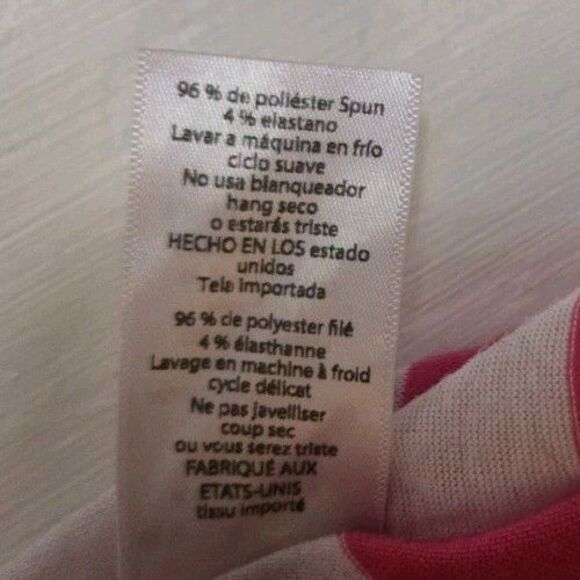 Lularoe Irma Tunic Pink & White Striped Size S Small Oversized Top Shirt Comfy - Picture 10 of 11